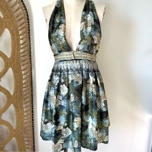 Free People Daydream Printed Mini Dress